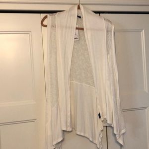 White lace vest top NWT